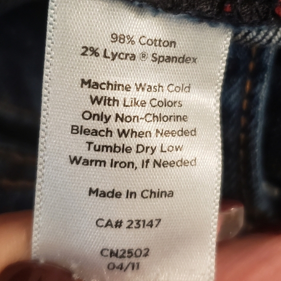 Talbots Signature Slim Ankle Jeans Stretch Dkwash Size 12 98% Cotton 2% Spandex - Picture 16 of 16